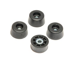 20 MEDIUM TALL ROUND RUBBER FEET .437 H x .875″ W RADIO / ELECTRONICS – US MADE