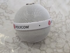 Polycom Wired Digital Audio Standard 22kHz Stereo Cardioid Ceiling Microphone