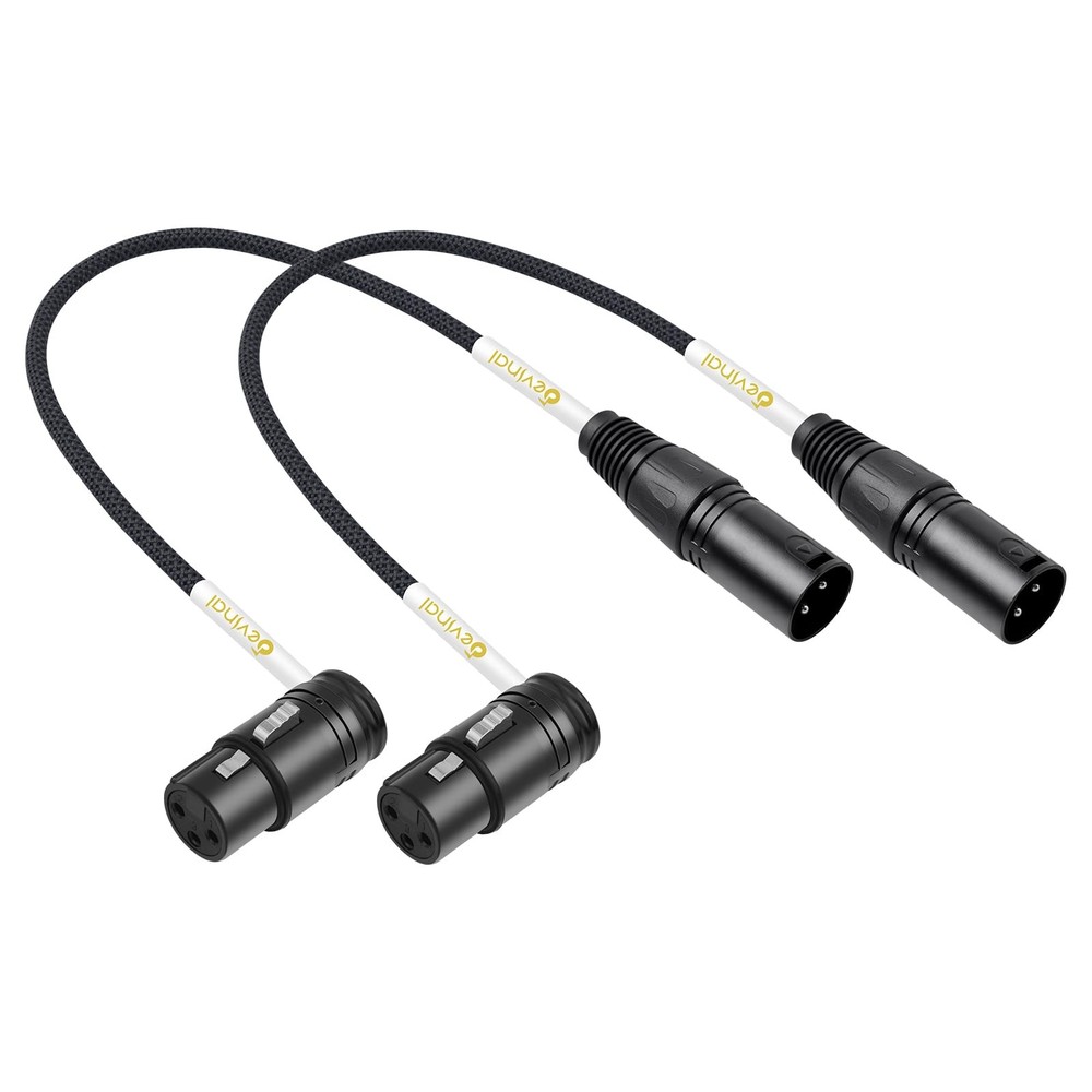 Rotatable Right-Angle XLR Cable, Adjustable-Angle Low-Profile XLR Microphone …