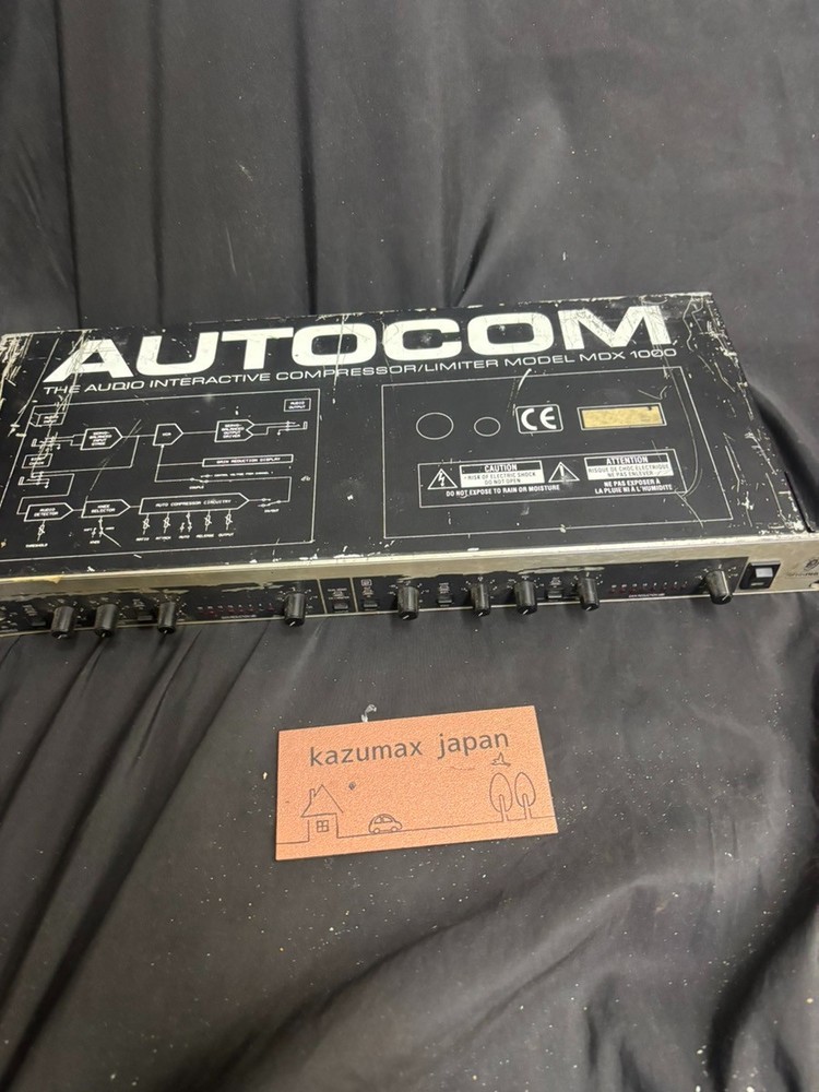 Behringer Autocom MDX1000 Audio Interactive Compressor Limiter Tested