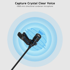 2-Pack 3.5Mm Lavalier Mics for DJI Mic 2 and RØDE Wireless GO II | TRS Clip-On M