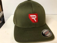 Rycote Logo Embroidered Flexfit Ball Cap Black Olive Navy S/M-XXL