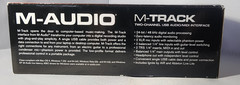 M-Audio M-Track USB Audio Interface MIDI Tested Working w/ Box Manual CIB cVideo