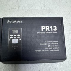 Lot Of 2 Retekess Portable FM Radio Transmitter Receivers PR13