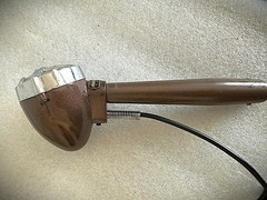 Vintage 1930’s Astatic Model A Brown Bullet Microphone, restored, works great!