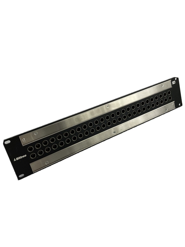 Bittree B52T-2WTHD 2×26 2RU Normalling Terminating Audio Patchbay 7500-6 Dual
