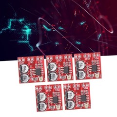 5Pcs Electret Microphone Amplifier Module Adjustable Gain LM386 20‑200x DC4V‑12V