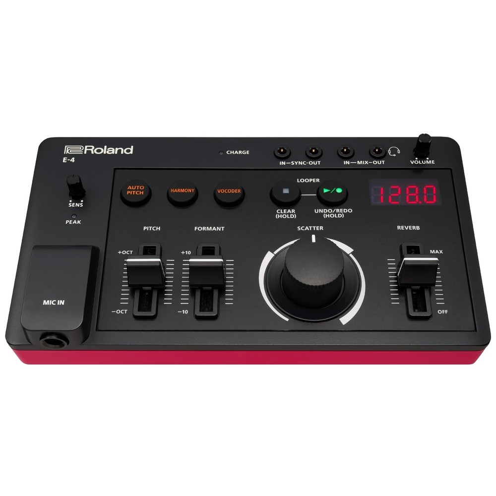 Roland AIRA Compact E-4 VOICE 6.55 x 10.3 x 3.5 inches, Black,White,red