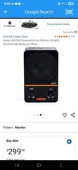 Fostex 6301 Active Monitor (Single), Xfmr Balanced – New! – ProSoundUniverse.