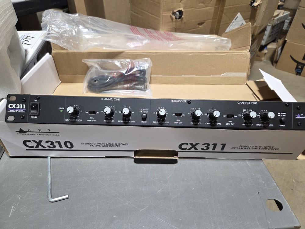 ART CX311 2way Crossover with Subwoofer Out – Used