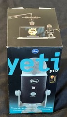 Blue Yeti Pro USB XLR Condenser Microphone Complete Box Barely Used Tested