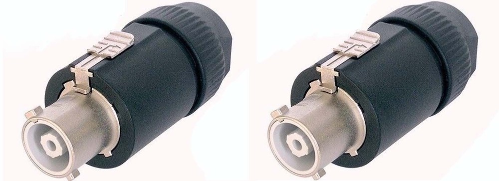 (2) Two Genuine NEUTRIK NAC3FC-HC PowerCON AC Power Connector 32 Amp Heavy Duty