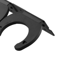 Minimalist Black Wall Mount for For wireless Mic Stand Blend with Any Decor