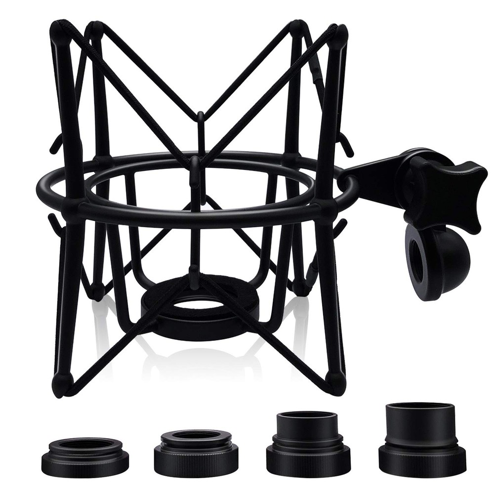 Microphone Shock Mount Mic Holder Anti Vibration Spider Shockmount Compatibl…