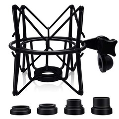 Microphone Shock Mount Mic Holder Anti Vibration Spider Shockmount Compatibl…