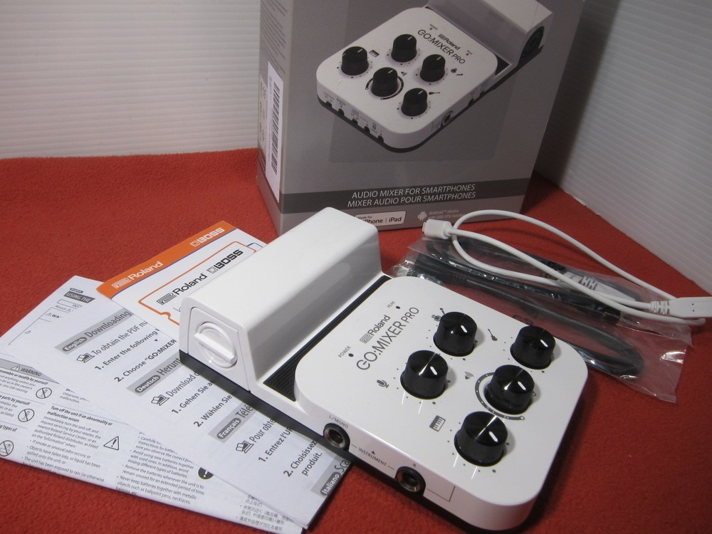 Roland Go Mixer Pro Digital Mixer Audio Mixer for Smartphones Open Box Tested