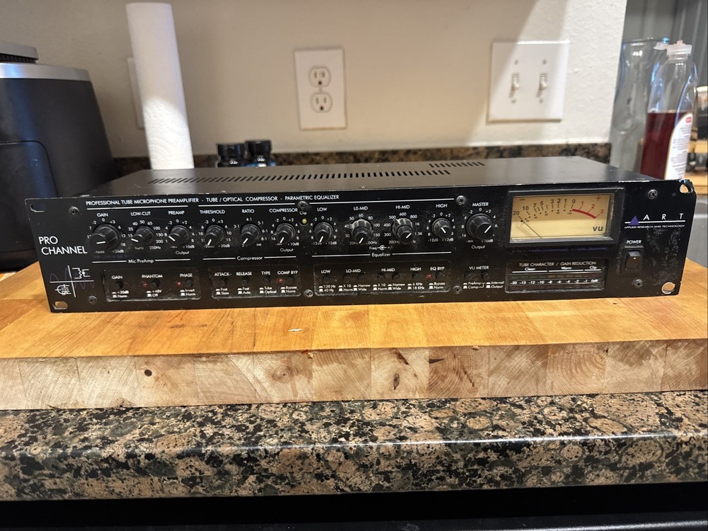 VNTG ART Pro Channel – Professional Tub Mic Preamp, Compressor & EQ POWER TESTED