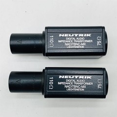 Neutrik NADITBNC-MX Digital Audio 75 Ohm to 110 Ohm Impedance Transformer Lot 2
