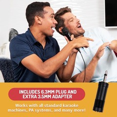 Wired Microphone for Karaoke, (Black) – Unidirectional Dynamic Vocal Micropho…