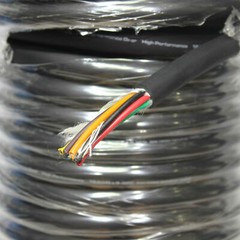2pk Speaker Cable Spool 8 Conductor 100 ft High Performance 12 AWG Cable