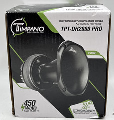 Timpano TPT-DH2000 PRO Exit Compression Driver and Horn – Black