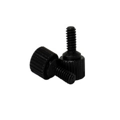 Trace Audio 500 Series Module Thumb Screws 4-40 Thread – 12-Pack, Black