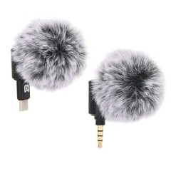 Smartphone Microphone Plastic Metal 90 Degree Adjustable Noise Reduction