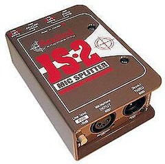 Radial JS2 Two-way Microphone Splitter, New!