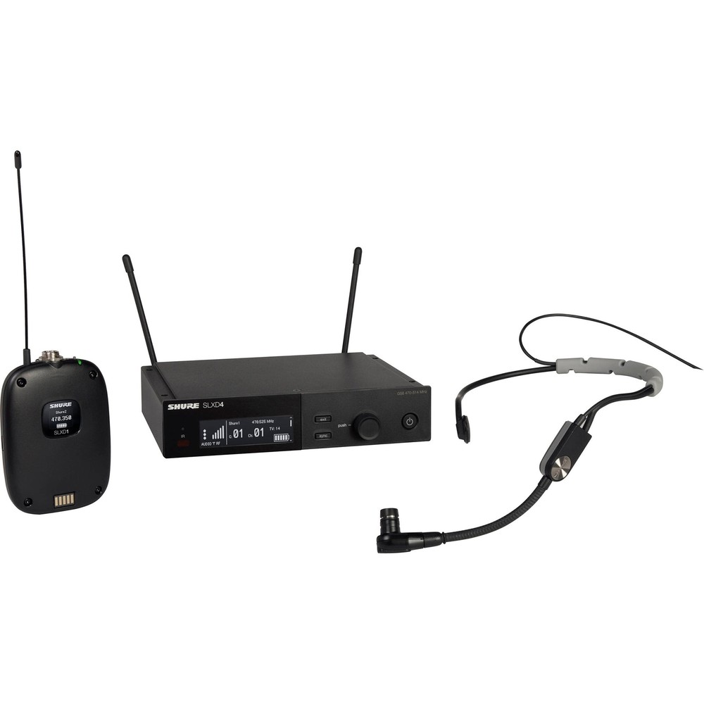 Shure SLXD14/SM35 Wireless Headset Microphone System – J52 Band