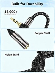 Headphone Extension Cable () 3.5 mm Audio Extension Cable-Aux Cord 10FT+10FT