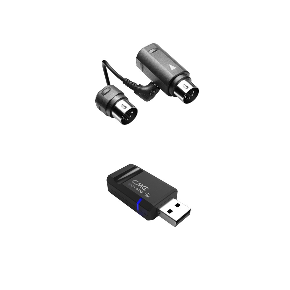 CME WIDI Master + WIDI Bud Pro Pack – Connect MIDI devices with your PC, Lapt…