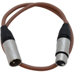 SAXLX2 Brown 2 Foot XLR Patch Cable
