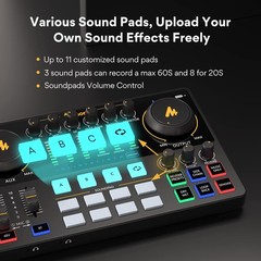 Podcast Equipment Bundle with Audio Interface and XLR Condenser Microphone, M…