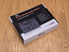 8 Channel Mixer 7 Band EQ Phantom Power Digital Effects Mixer Vocals Guitar Band