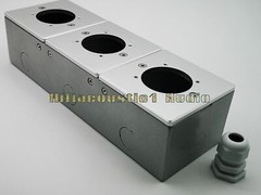 1x HIFI AC Power Distributor Outlet steel chassis box 8.5-8.5cm