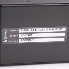Bittree 2 RU Black 2X24 Mono Long-Frame Patchbay – SKU#1390108