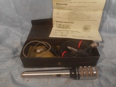 Vintage Lafayette 30-041 Dual Impedance Dynamic Microphone with cable in case