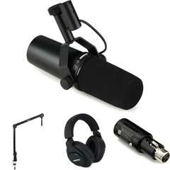 Shure SM7dB Active Dynamic Microphone and SRH440A Headphones USB Broadcast