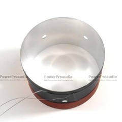 2pcs(1pair) 75.5mm White aluminum Bass voice coil Pure copper Round wire 8ohm