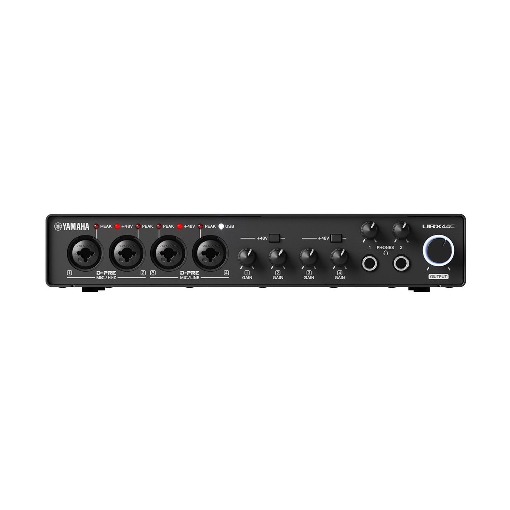 Yamaha Pro Audio URX44C 6-in/4-out USB-C Audio/MIDI Interface