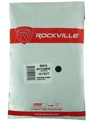 Rockville BN10 10 Foot 14 AWG 100% OFC Copper Banana to Banana Braided Pro Cable