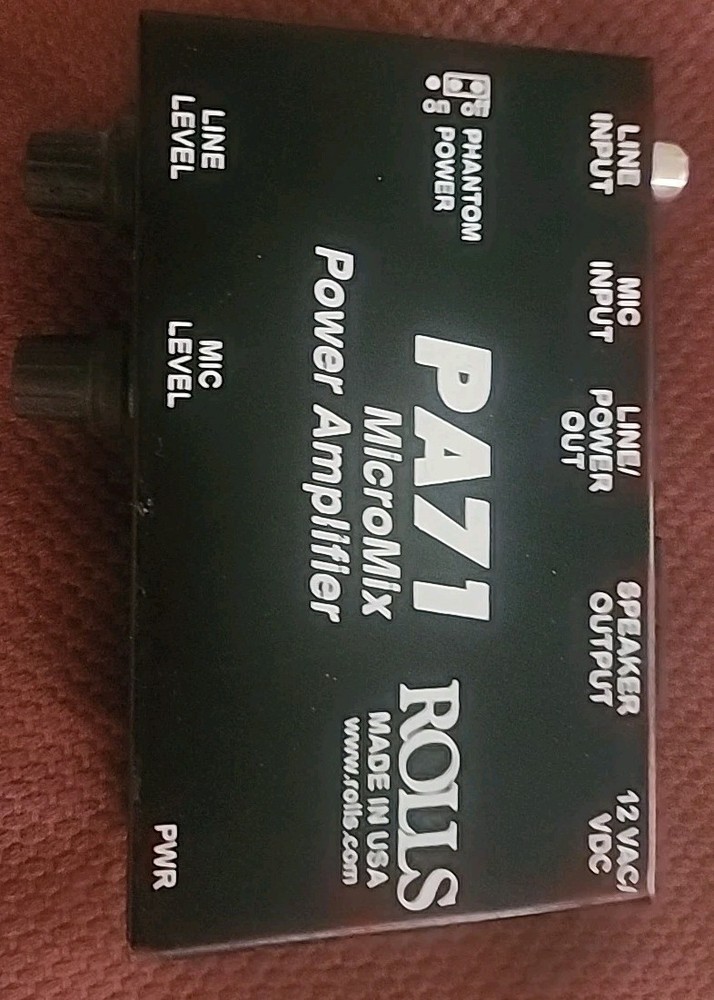 Rolls PA71 Plus Mixer Amplifier – No Power Supply