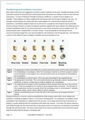 PiezoBarrel ‚Wood‘ Clarinet Pickup Microphone + 65mm Barrel + adapters + cable