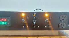 Power Distro 30A/120V Rackmount PDU. Comes with 30A Twistlock input connector.