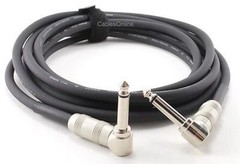 10ft. Kirlin 1/4″ Mono Right-Angle Male/Male Instrument Cable, XR-6010KRR