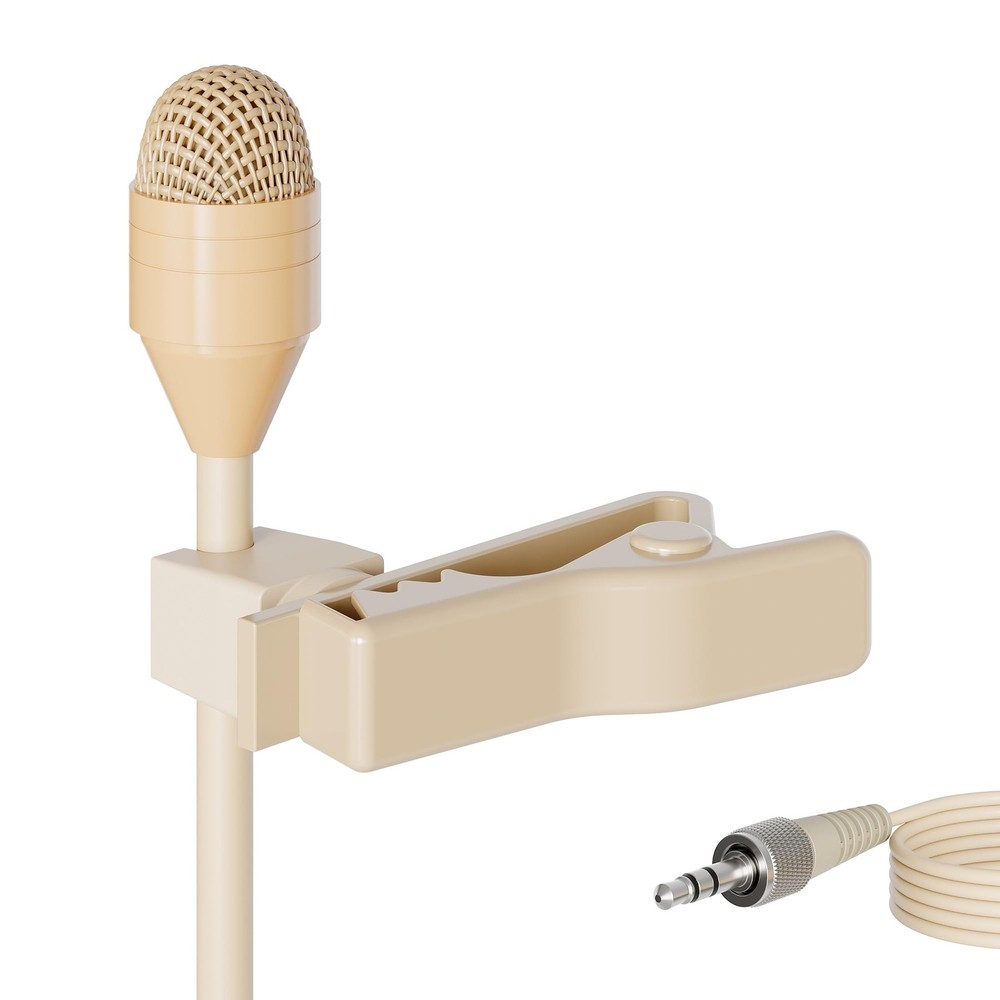 J K MIC-J 050 Lavalier Lapel Microphone Clip Mic Compatible with Sennheiser W…