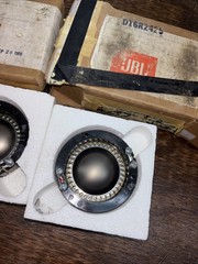 JBL D16R2425 Diaphragms 16 Ohm – PAIR -Original OEM Diaphragms – Open Old Stock