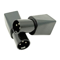 DMX to RJ45 Connector RJ45 Ethernet to 3-Pin XLR DMX Female & Male Adapter Set