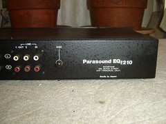 Parasound EQ f210, Black Version,Stereo 10 Band Graphic Equalizer, Eq, Vintage