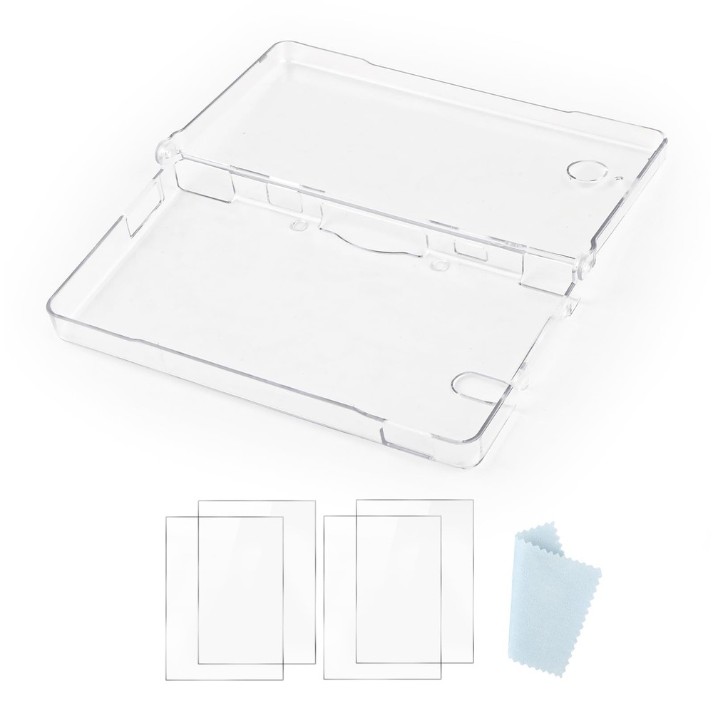 Transparent Hard Shell Case Cover for Nintendo DSi/NDSi Protective Hard Clear…